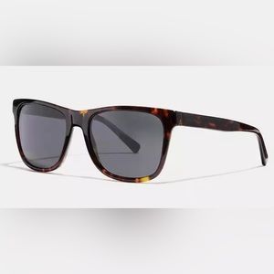 Coach Leroy Dark Tortoise sunglasses, unisex.